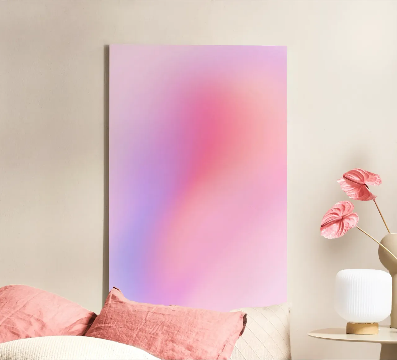 Aura Print, Energie Poster, Gradiënt Muurkunst, Ombre Print, canvas van Dreamscape
