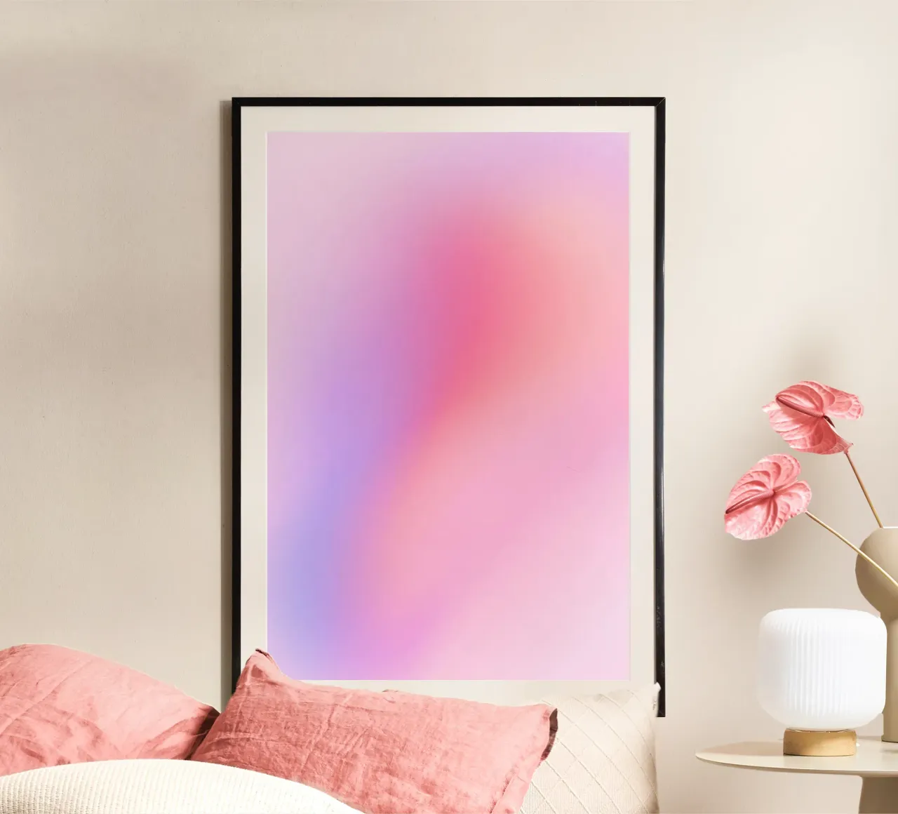 Aura Print, Energy Poster, Gradient Wall Art, Ombre Print, poster by Dreamscape