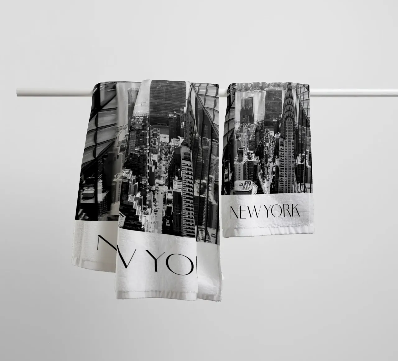 NEW YORK asciugamano da bagno da Flo Klein