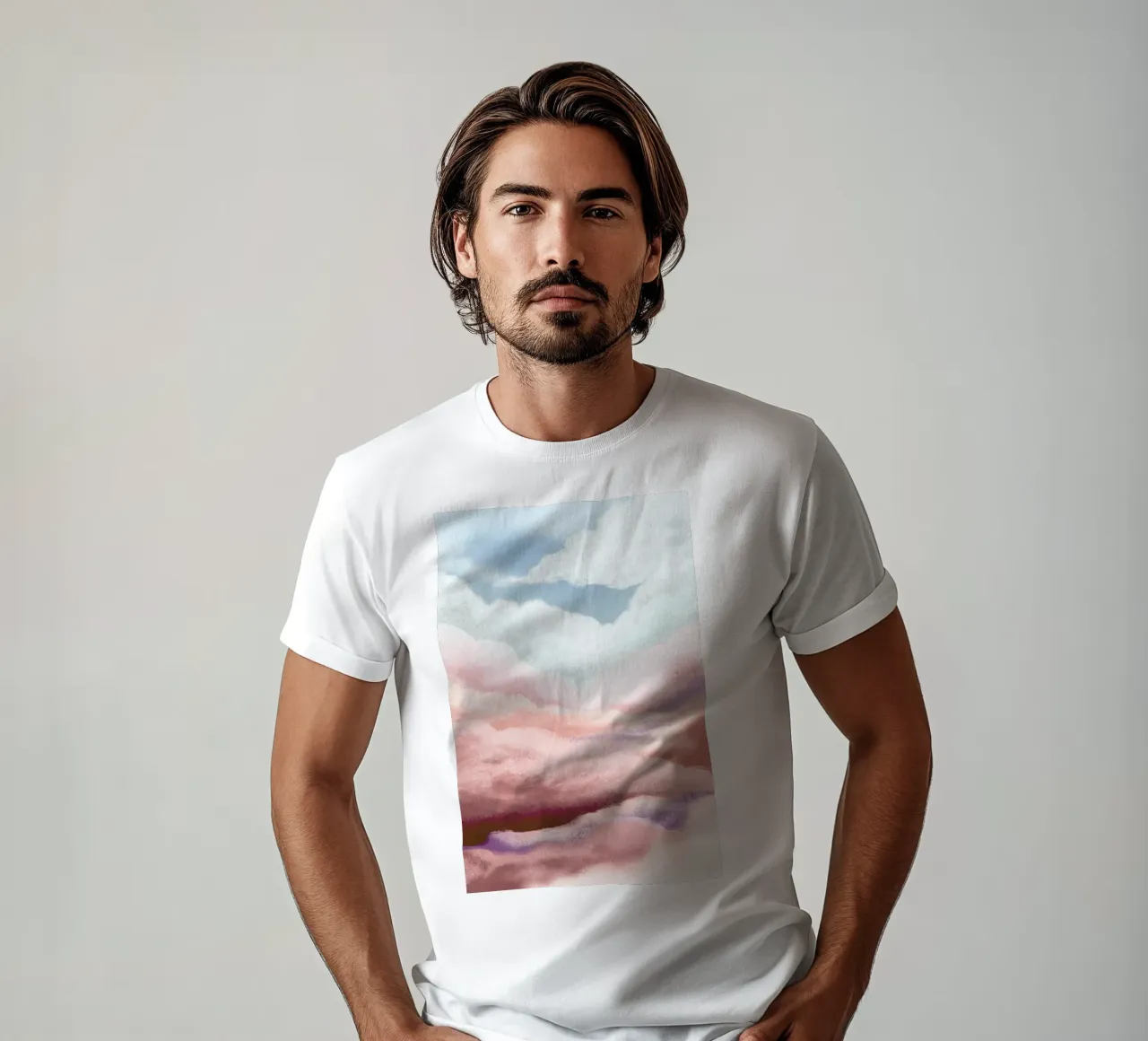 Cloudy Day t-shirt da Goed Blauw