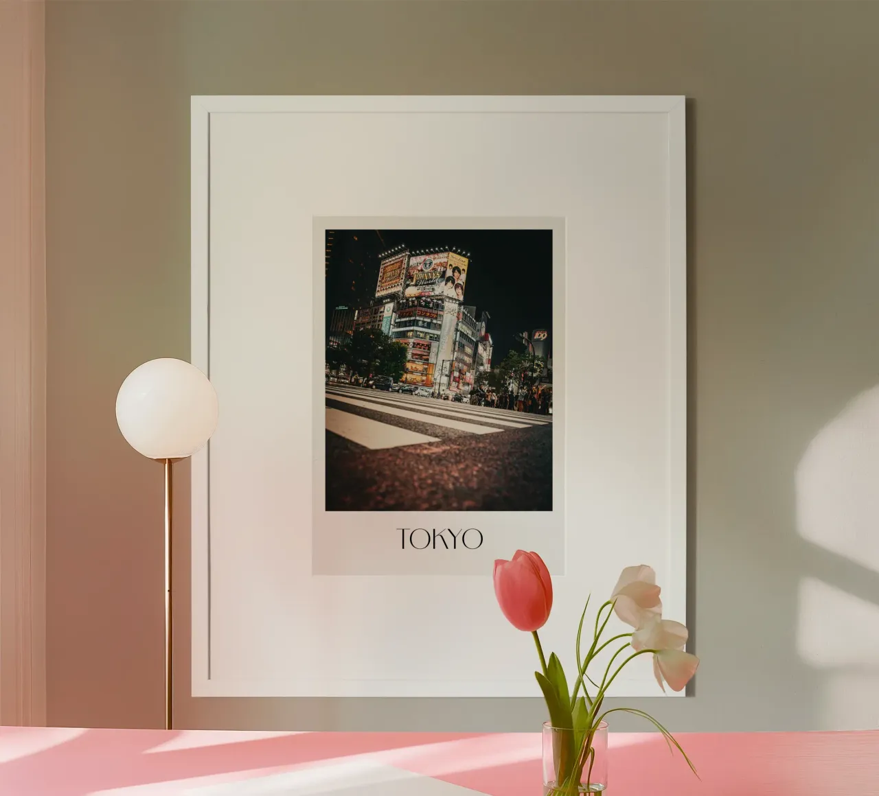 TOKYO poster con telaio in alluminio da Flo Klein