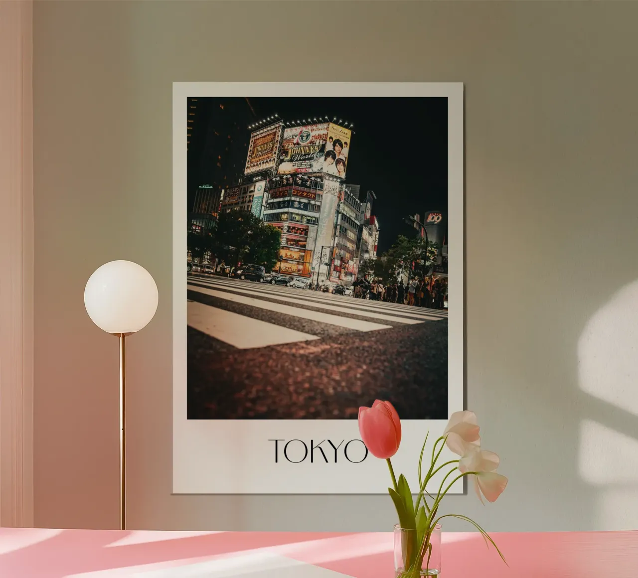 TOKYO poster con telaio in alluminio da Flo Klein