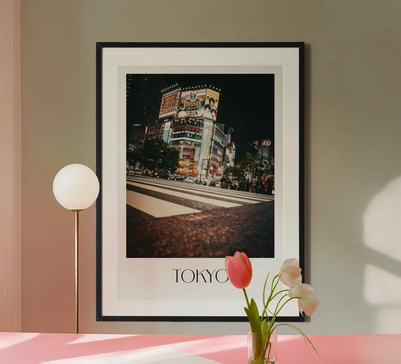 TOKYO poster con telaio in alluminio da Flo Klein