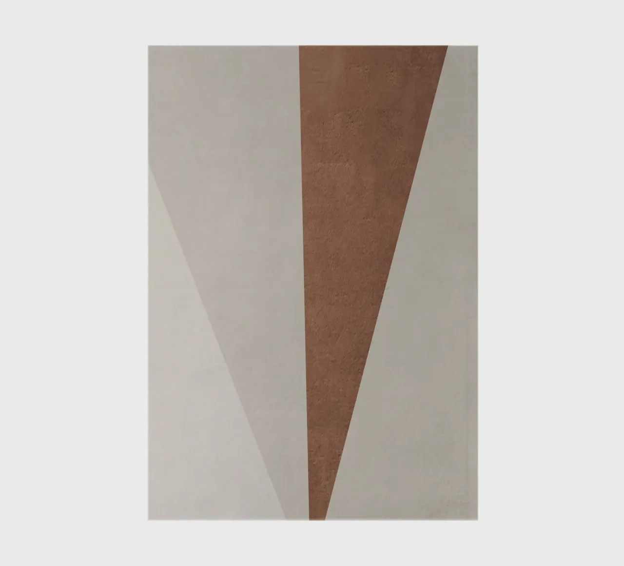geometric art triangle notebook by vintageshop