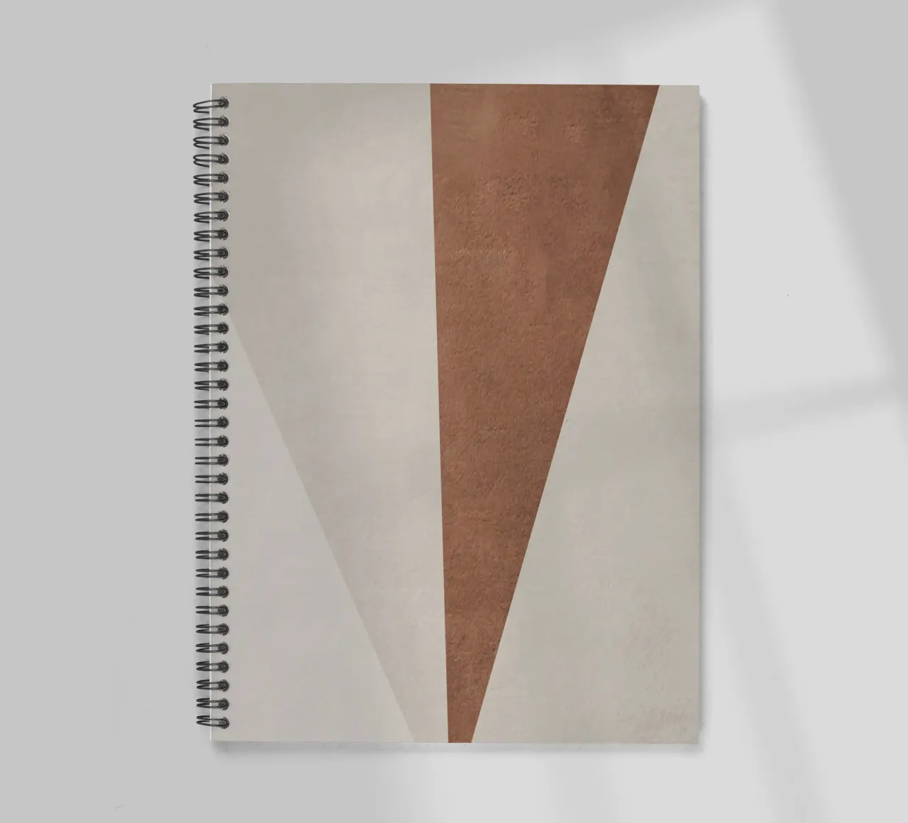 geometric art triangle cuaderno de espiral de vintageshop