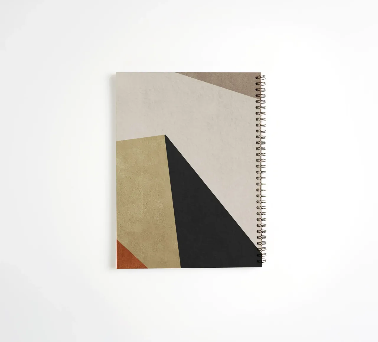 geometric art triangle 2 spiral notebook by vintageshop