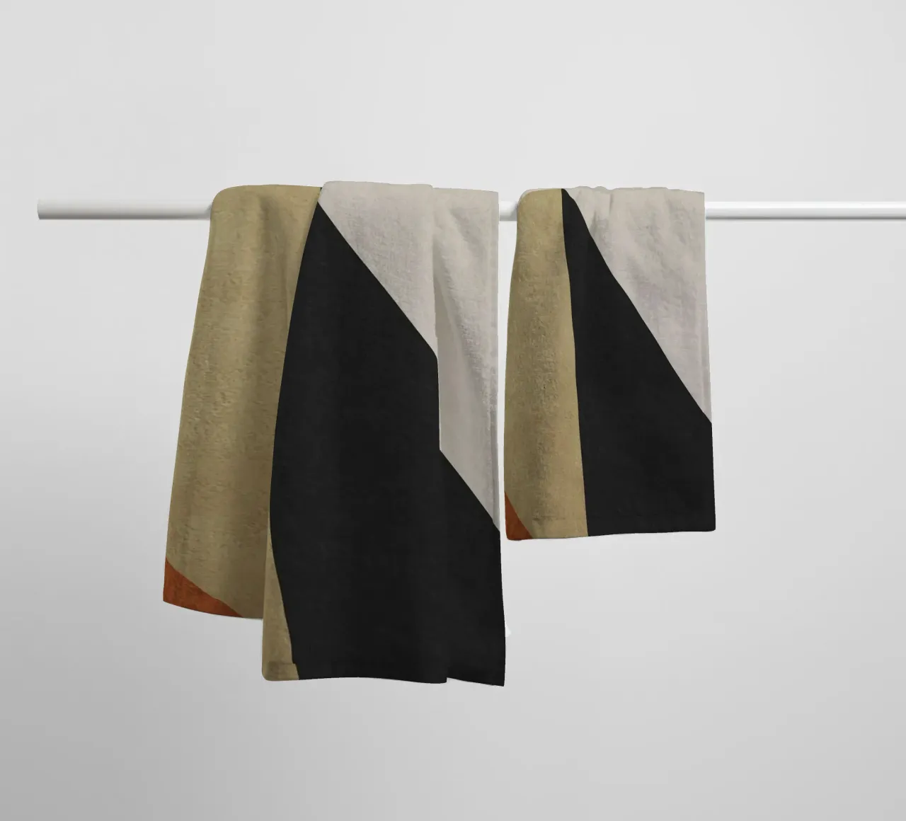 geometric art triangle 2 asciugamano da bagno da vintageshop