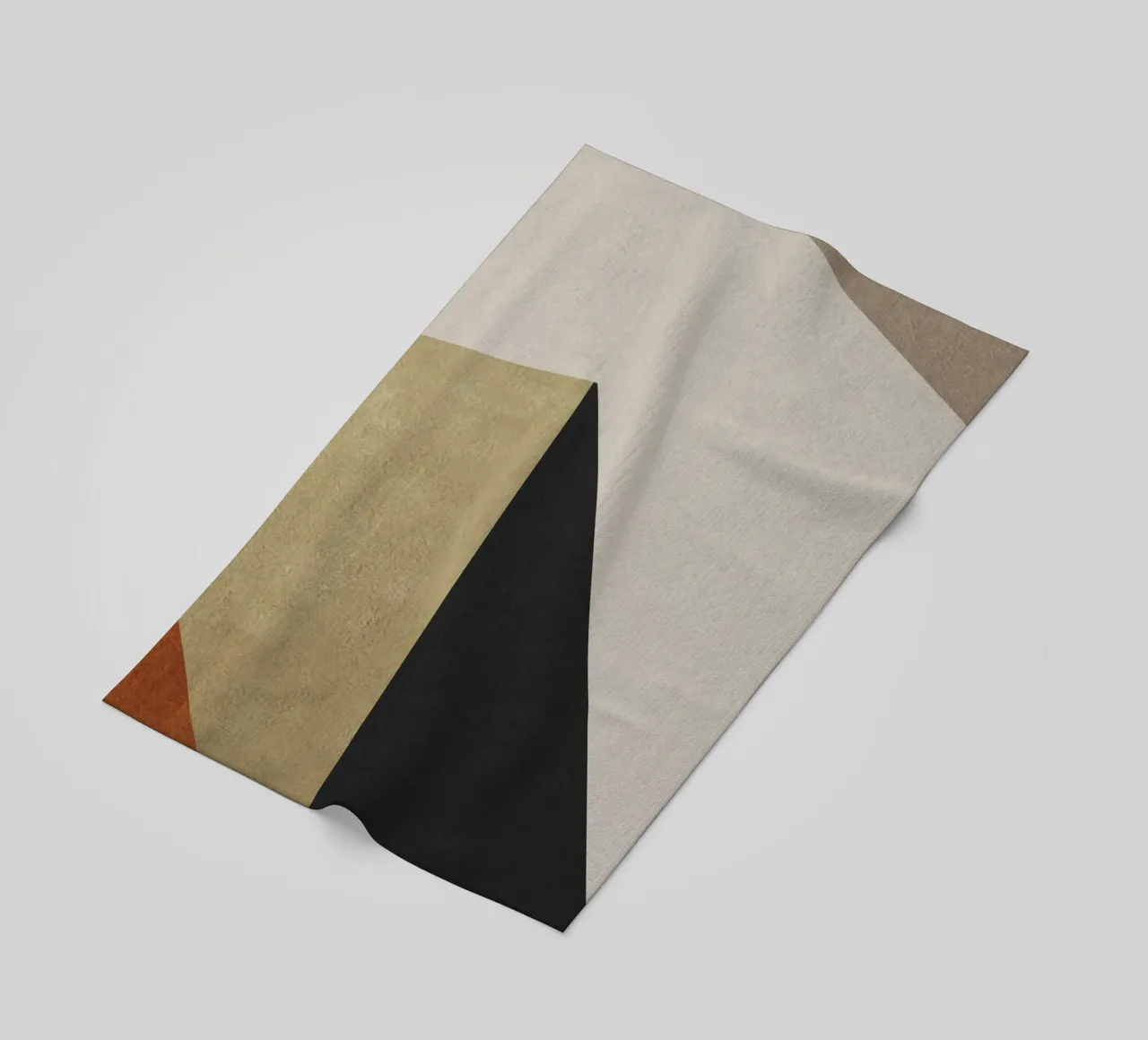 geometric art triangle 2 telo mare da vintageshop