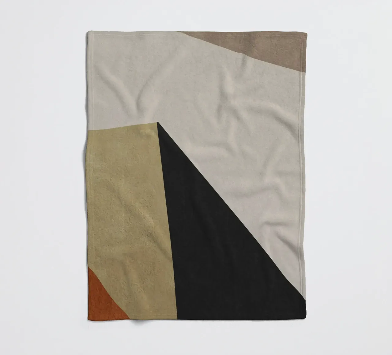 geometric art triangle 2 coperta in pile da vintageshop