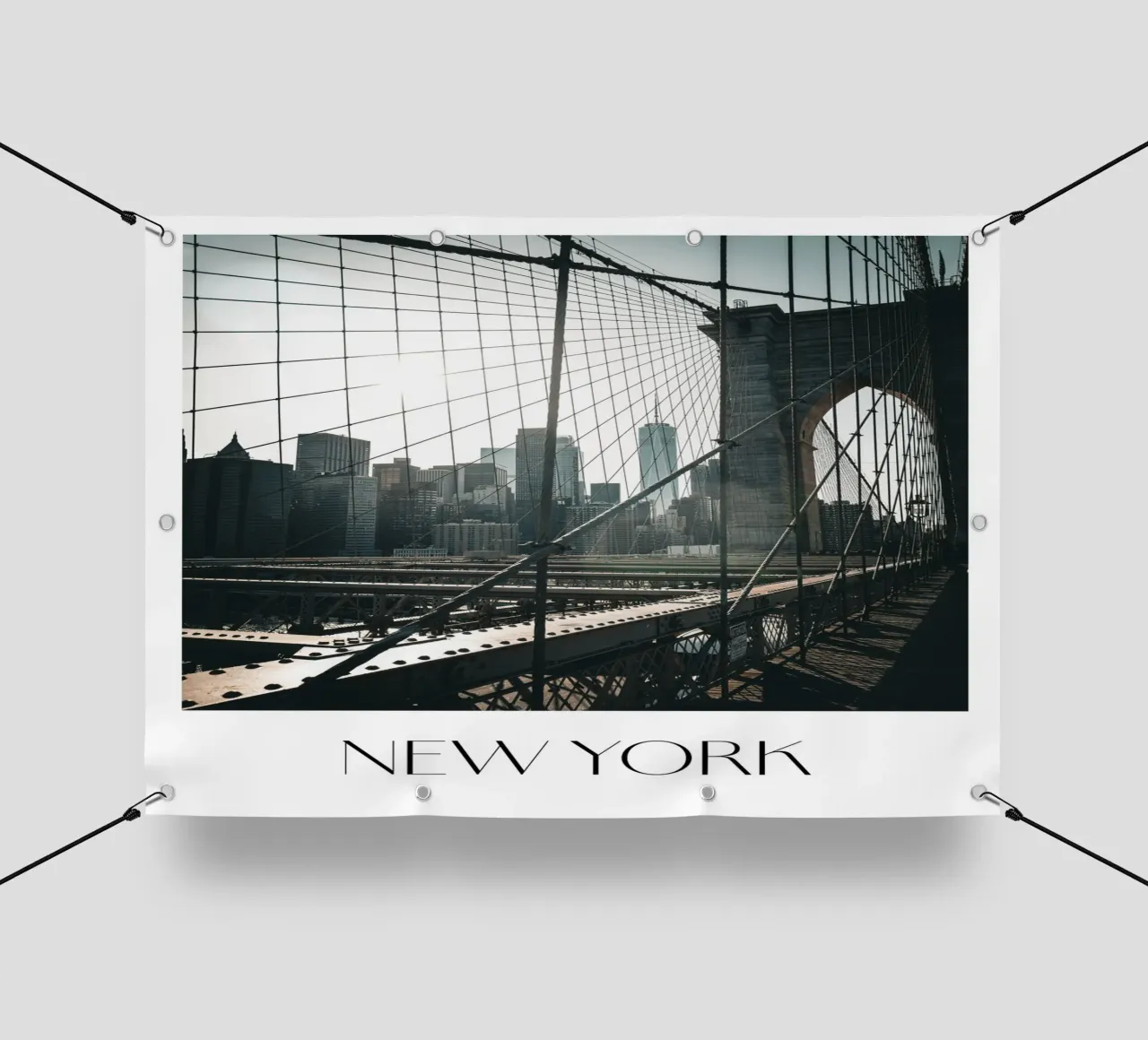 NEW YORK telo in pvc da Flo Klein
