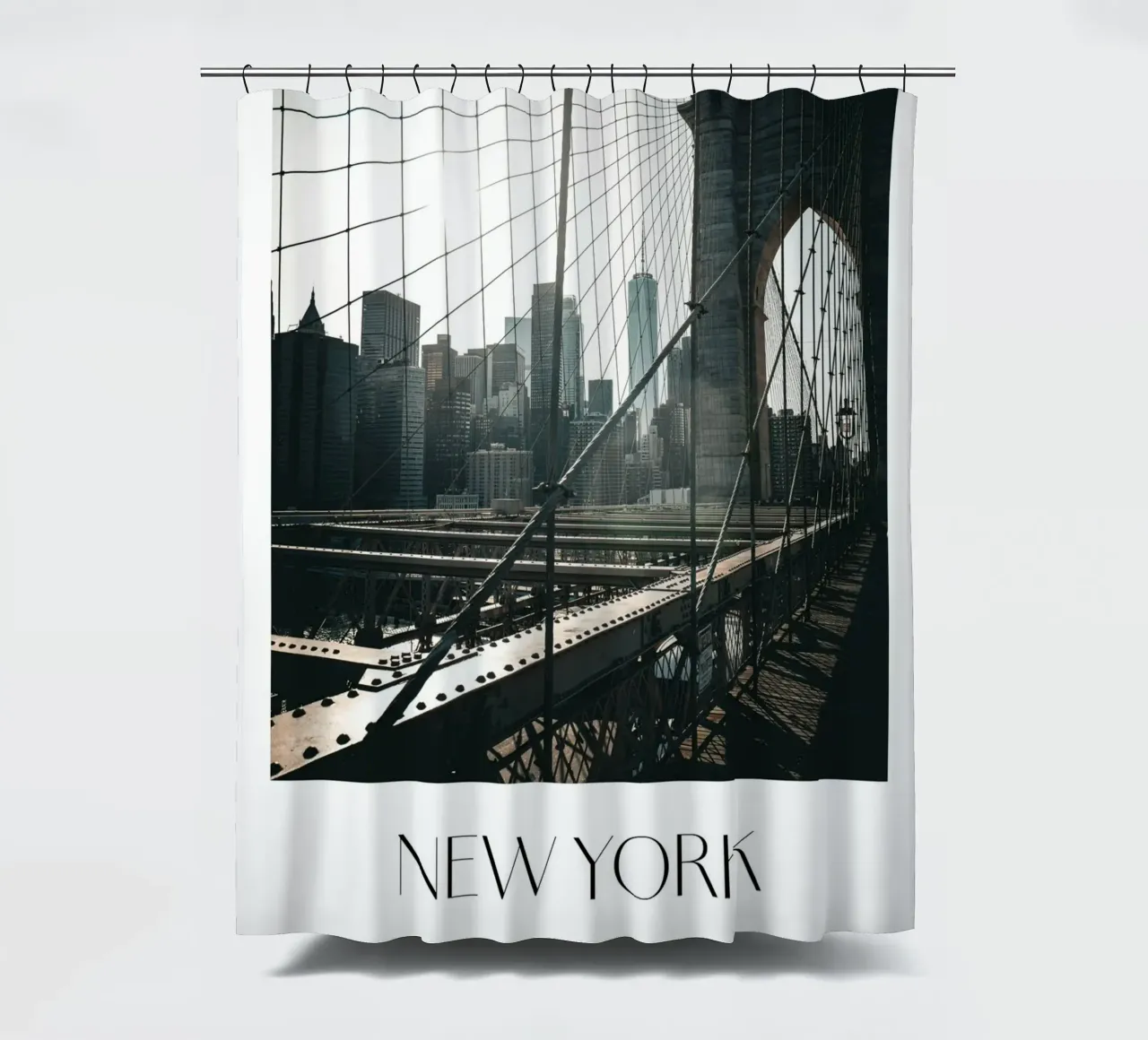 NEW YORK shower curtain by Flo Klein