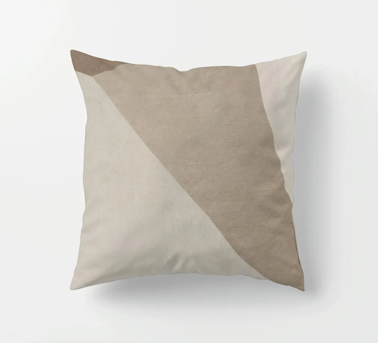 monochrome triangle geometric art cuscino da vintageshop