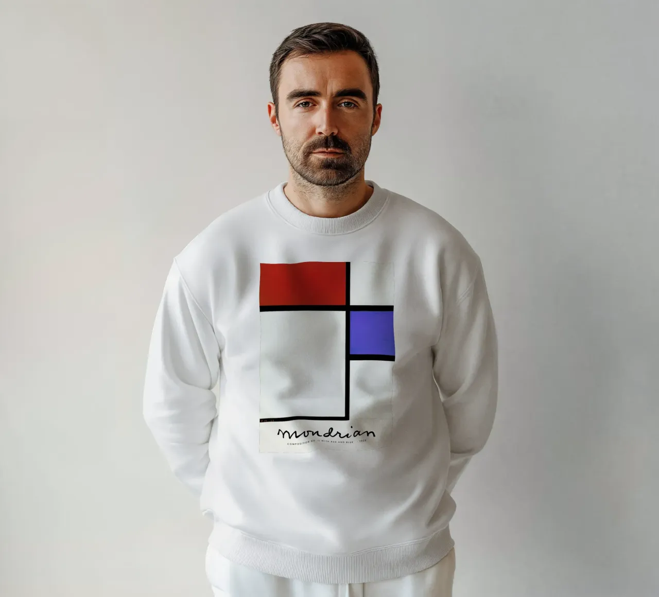 Mondrian – Signed Composition 4 felpa da Vintage by JUNIQE