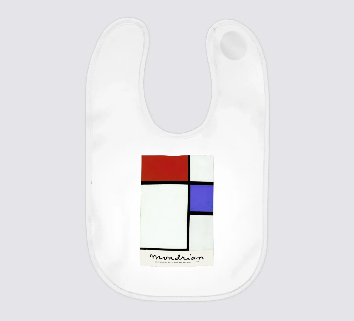 Mondrian – Signed Composition 4 bavaglino da Vintage by JUNIQE