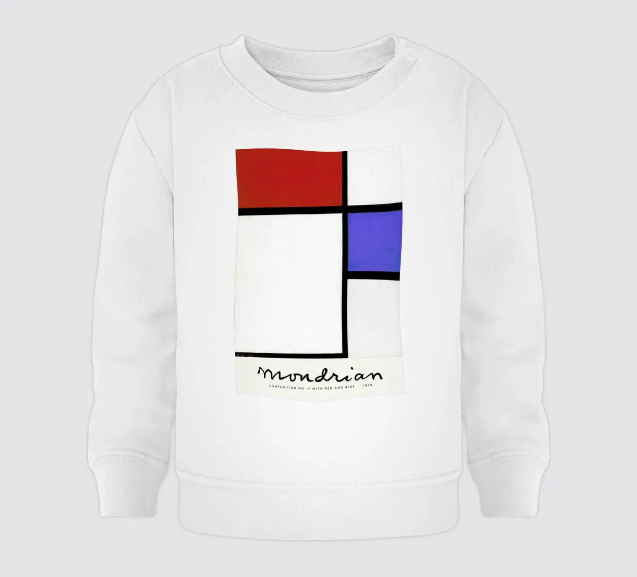 Mondrian – Signed Composition 4 felpa neonato da Vintage by JUNIQE