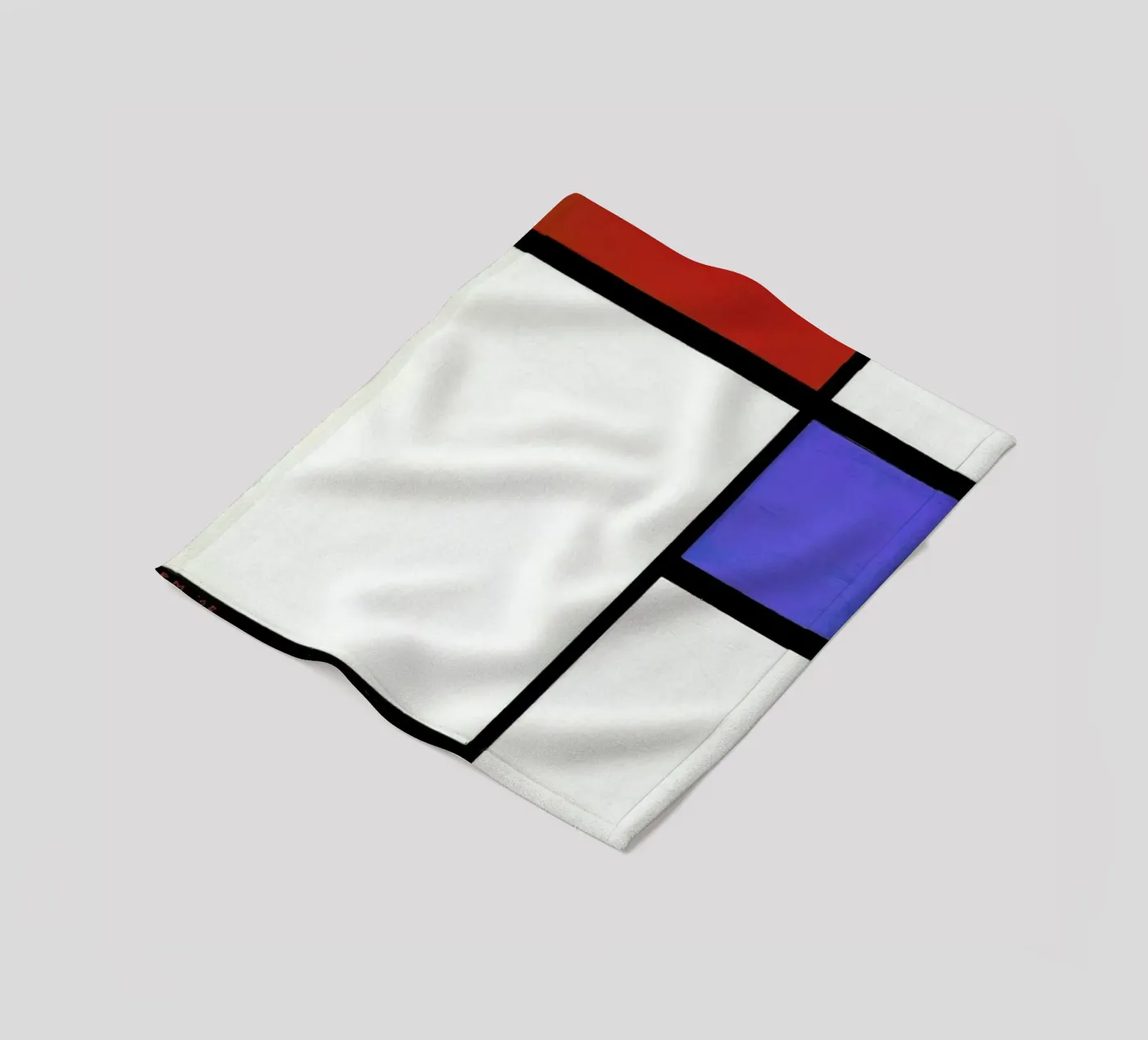 Mondrian – Signed Composition 4 Fleecedecke von Vintage by JUNIQE