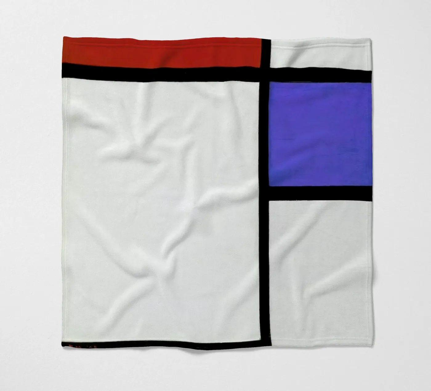 Mondrian – Signed Composition 4 Fleecedecke von Vintage by JUNIQE