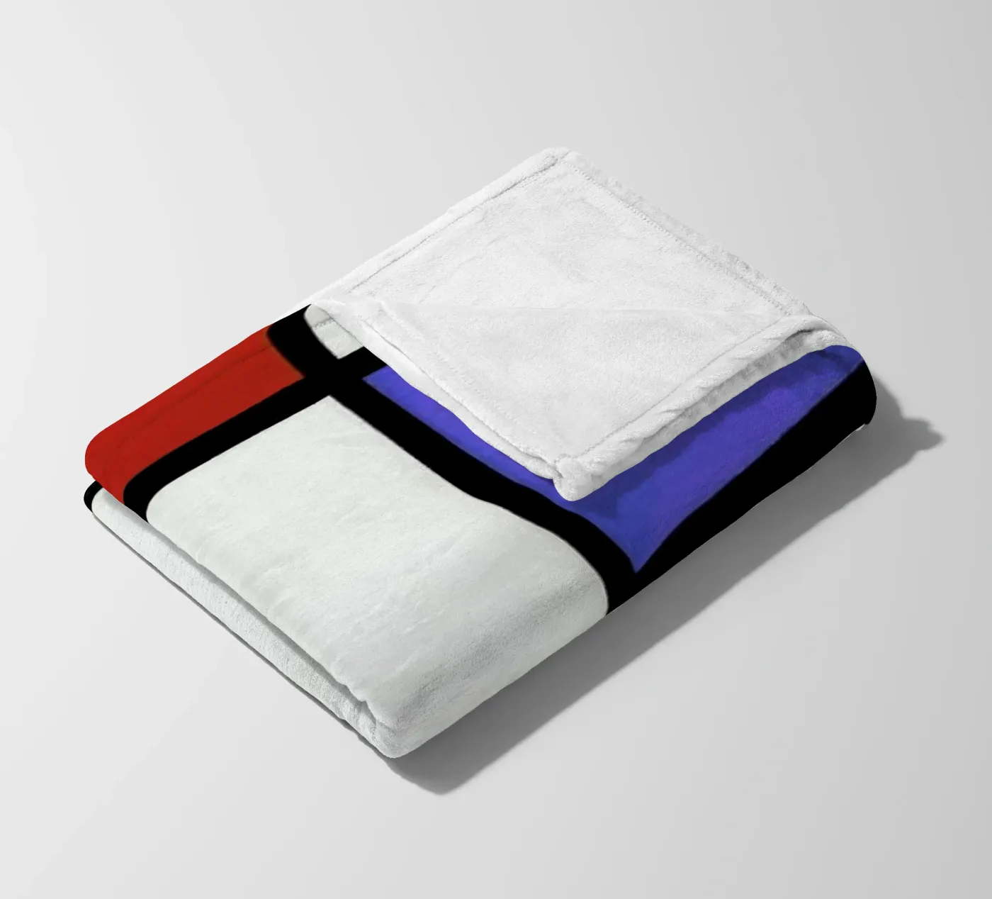 Mondrian – Signed Composition 4 Fleecedecke von Vintage by JUNIQE