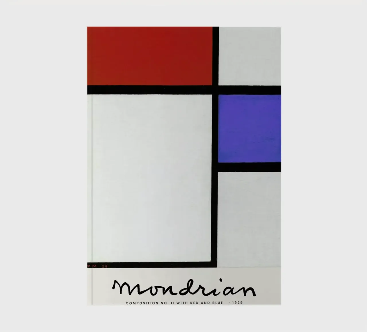Mondrian – Signed Composition 4 notebook by Vintage by JUNIQE