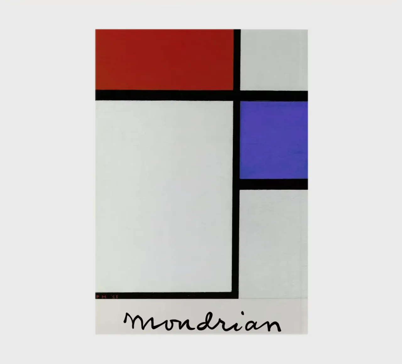 Mondrian – Signed Composition 4 notebook by Vintage by JUNIQE