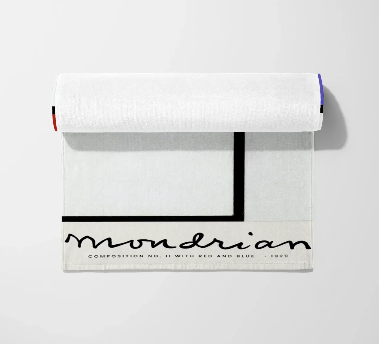 Mondrian – Signed Composition 4 telo mare da Vintage by JUNIQE