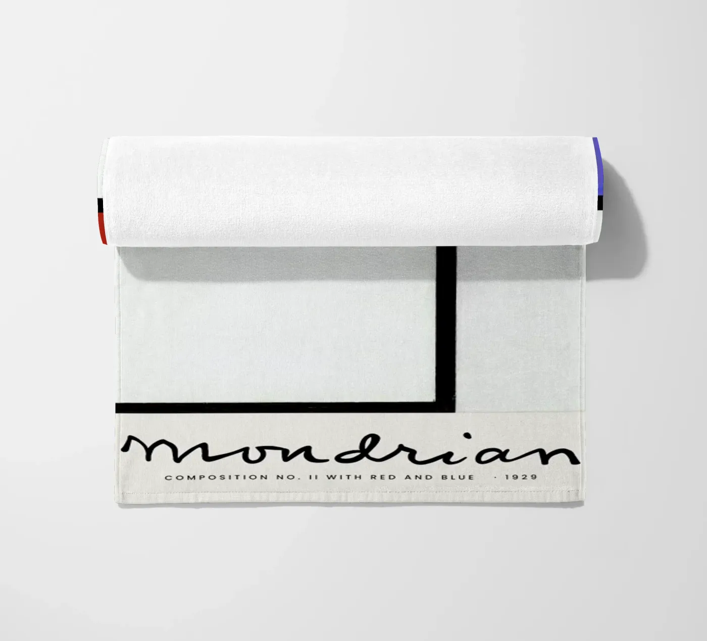 Mondrian – Signed Composition 4 telo mare da Vintage by JUNIQE