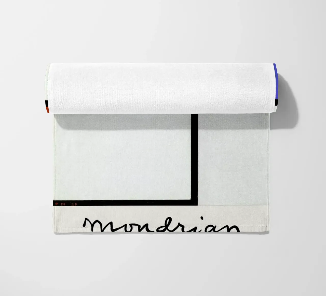 Mondrian – Signed Composition 4 telo mare da Vintage by JUNIQE