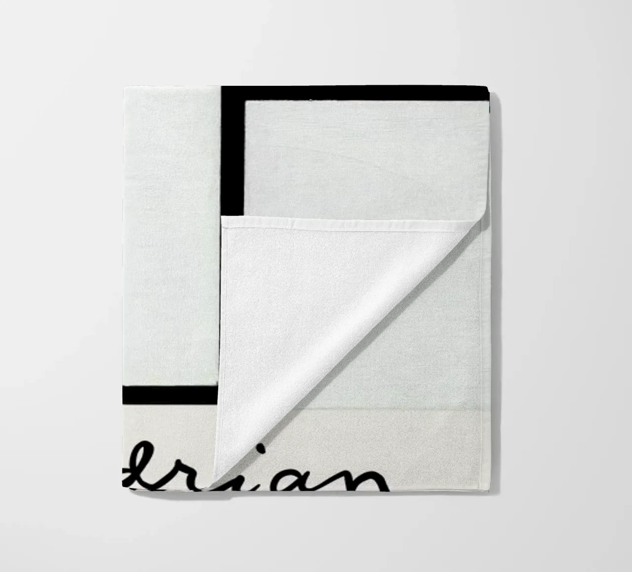 Mondrian – Signed Composition 4 telo mare da Vintage by JUNIQE