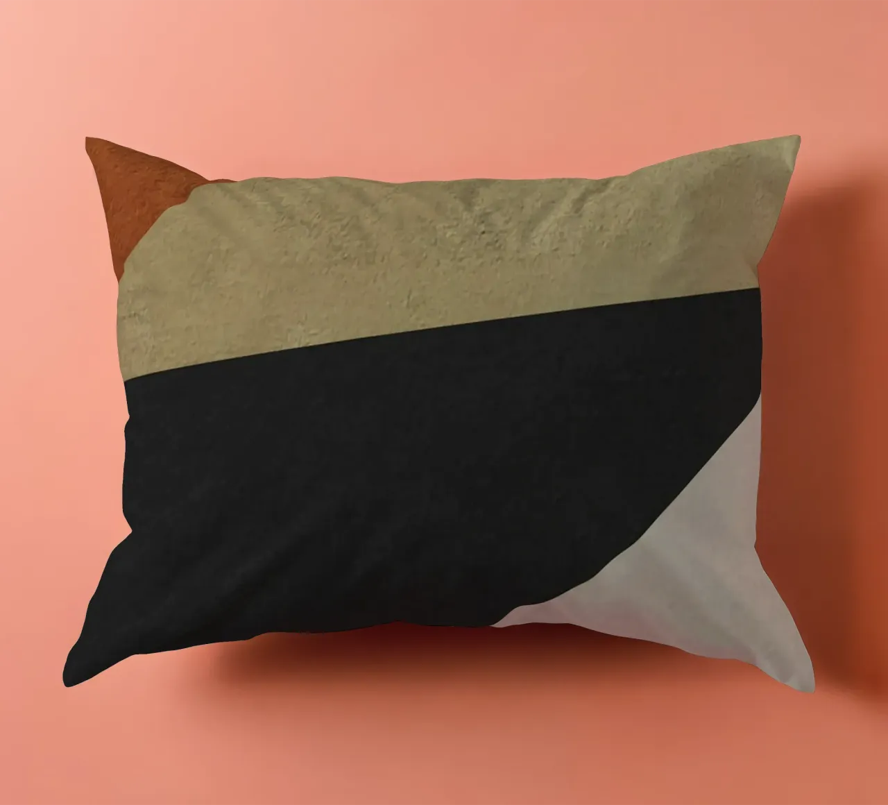 triangle geometric art cuscino da vintageshop