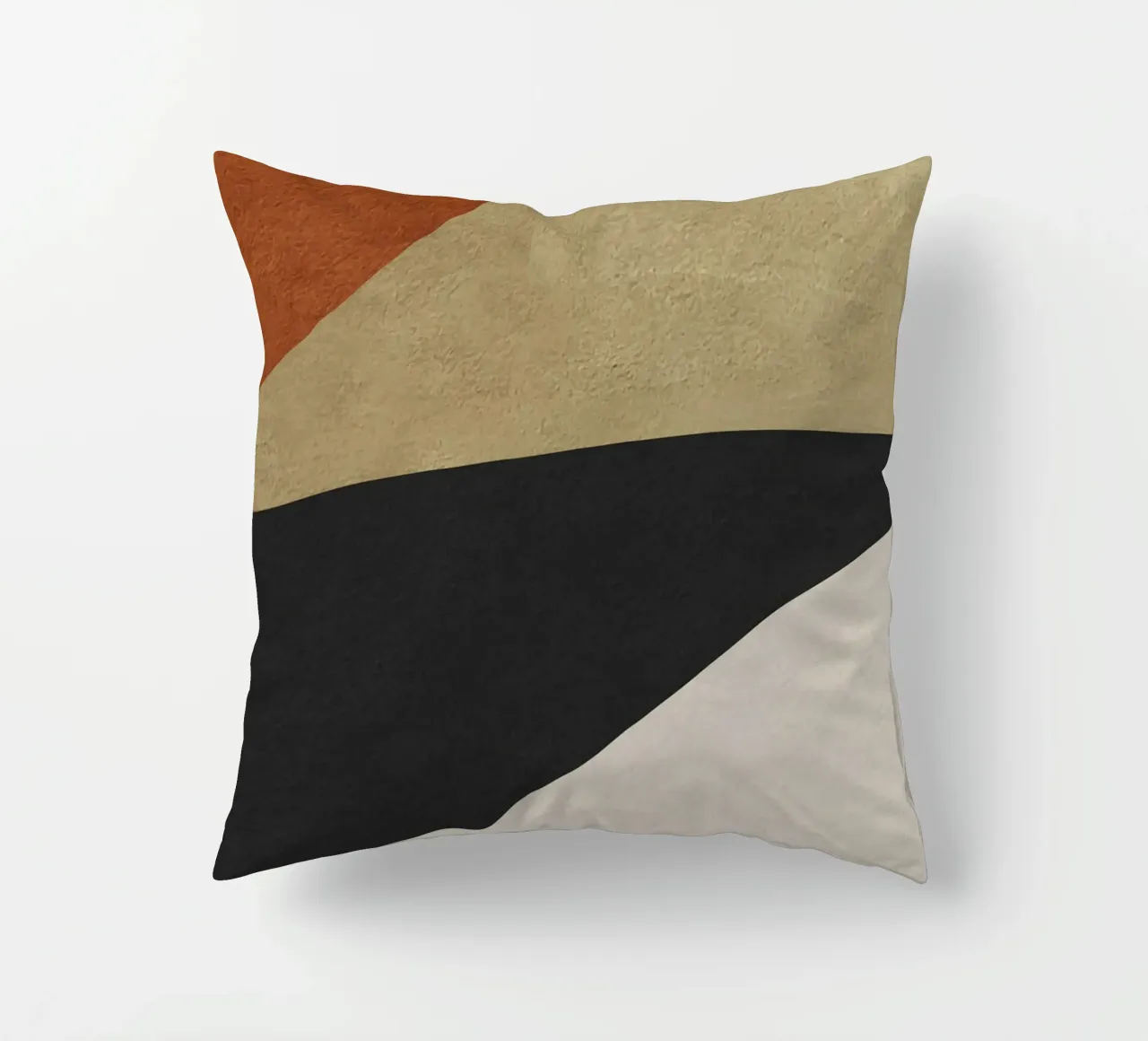 triangle geometric art cuscino da vintageshop