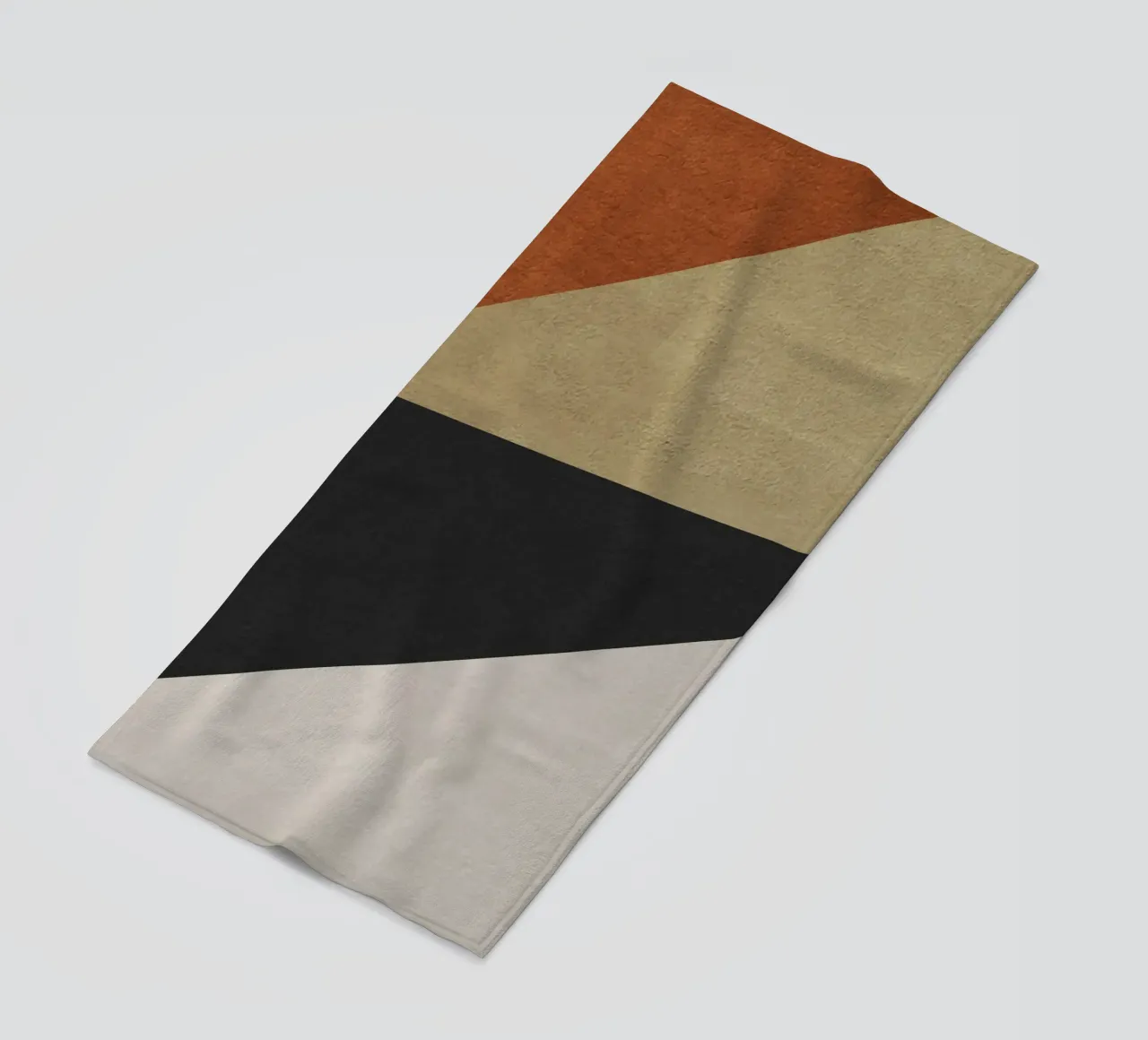 triangle geometric art telo mare da vintageshop