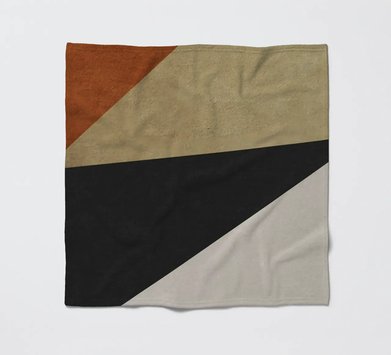 triangle geometric art coperta in pile da vintageshop
