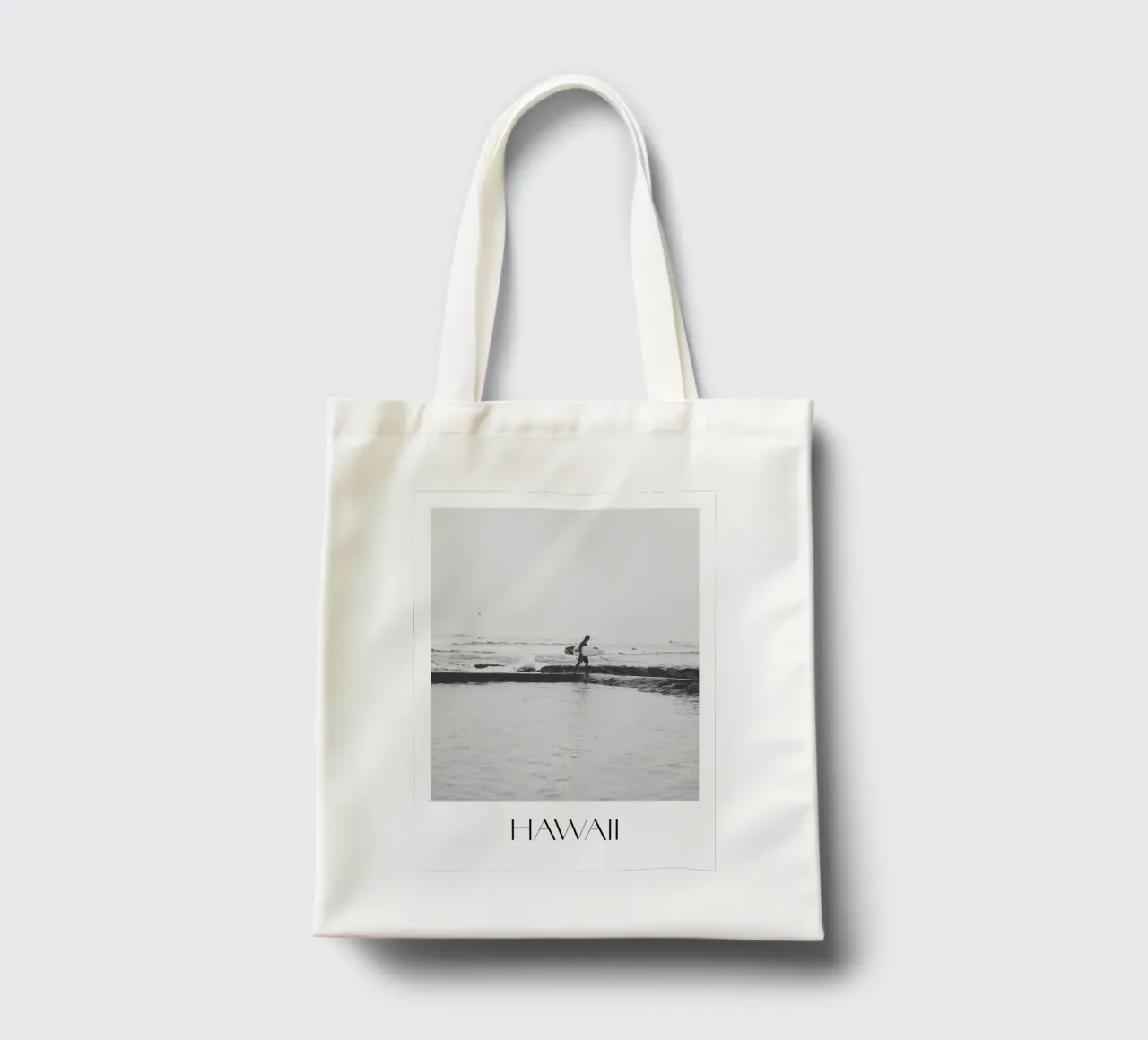 Surfer borsa in juta da Flo Klein