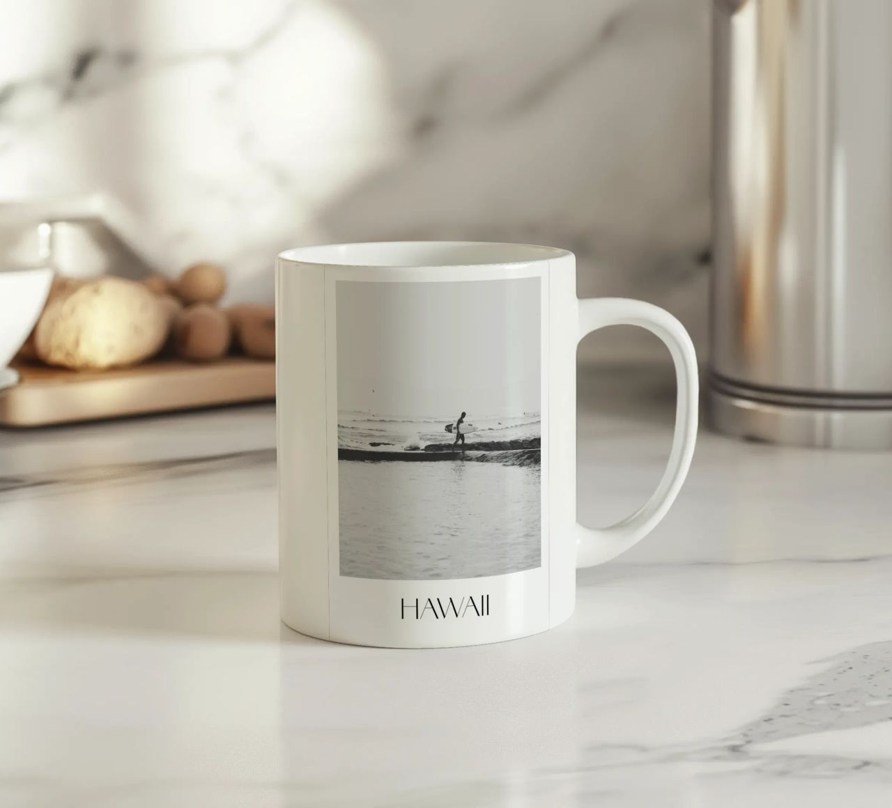 Surfer tazza in ceramica da Flo Klein