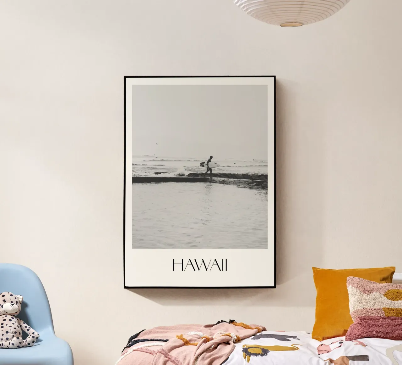 Surfer acrylic glass by Flo Klein