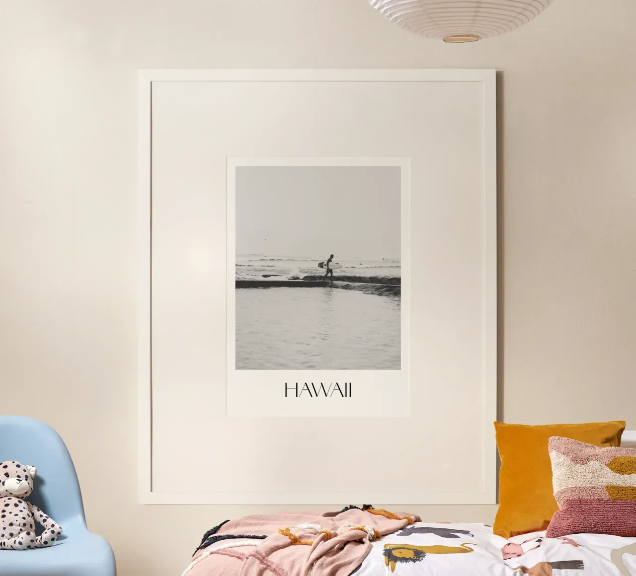 Surfer poster van Flo Klein