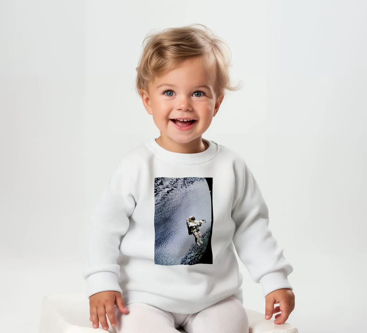 Astronaut in Space felpa neonato da Vintage by JUNIQE