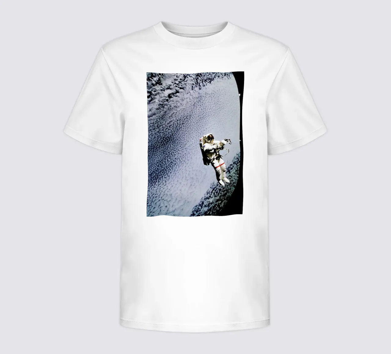 Astronaut in Space kids t-shirt by Vintage by JUNIQE