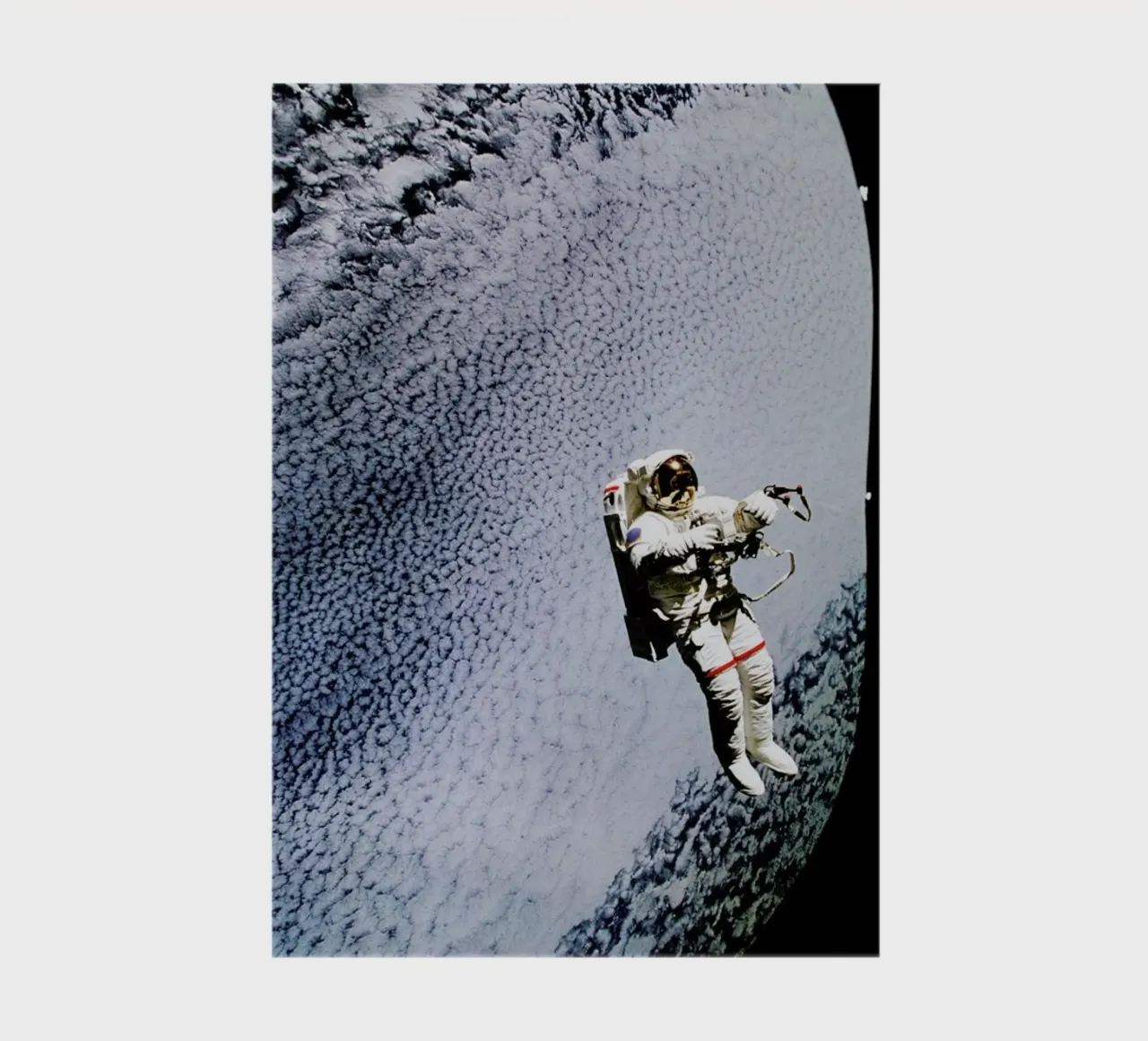 Astronaut in Space notebook by Vintage by JUNIQE