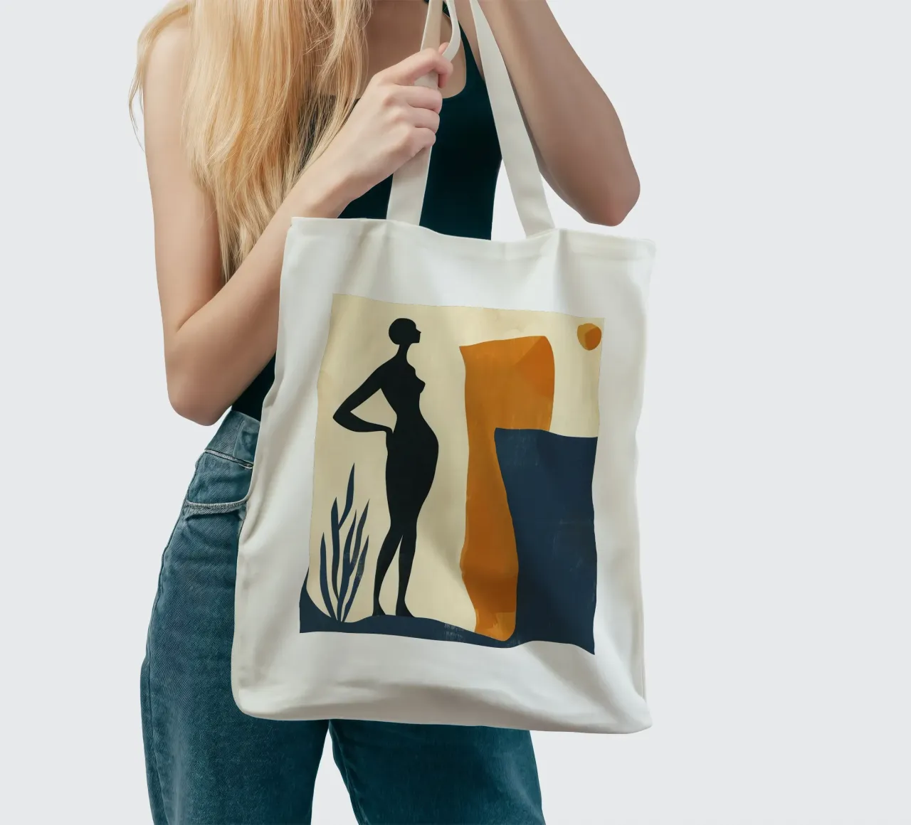 Modern Muses I – Whisper of Form borsa in juta da michi