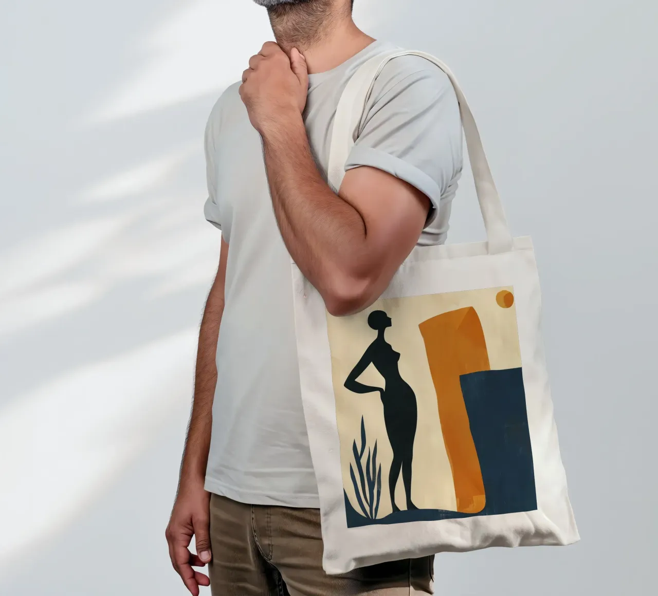 Modern Muses I – Whisper of Form borsa in juta da michi