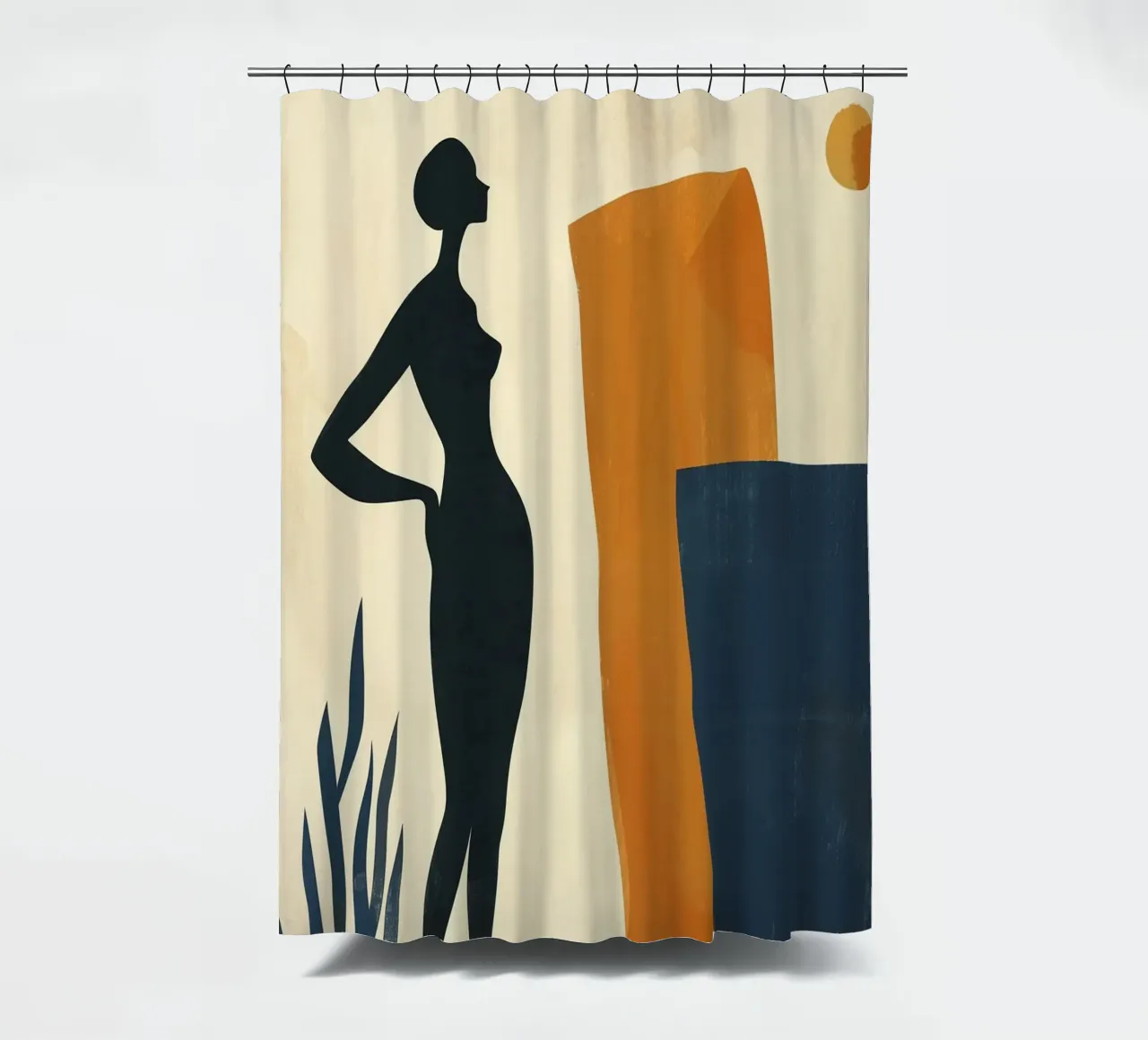 Modern Muses I – Whisper of Form Duschvorhang von michi