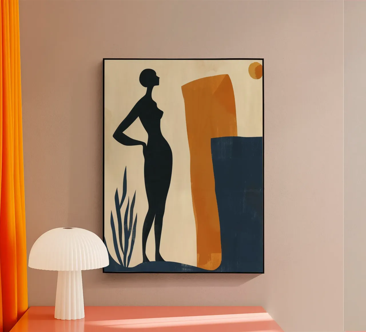 Modern Muses I – Whisper of Form Acryl-Glas von michi