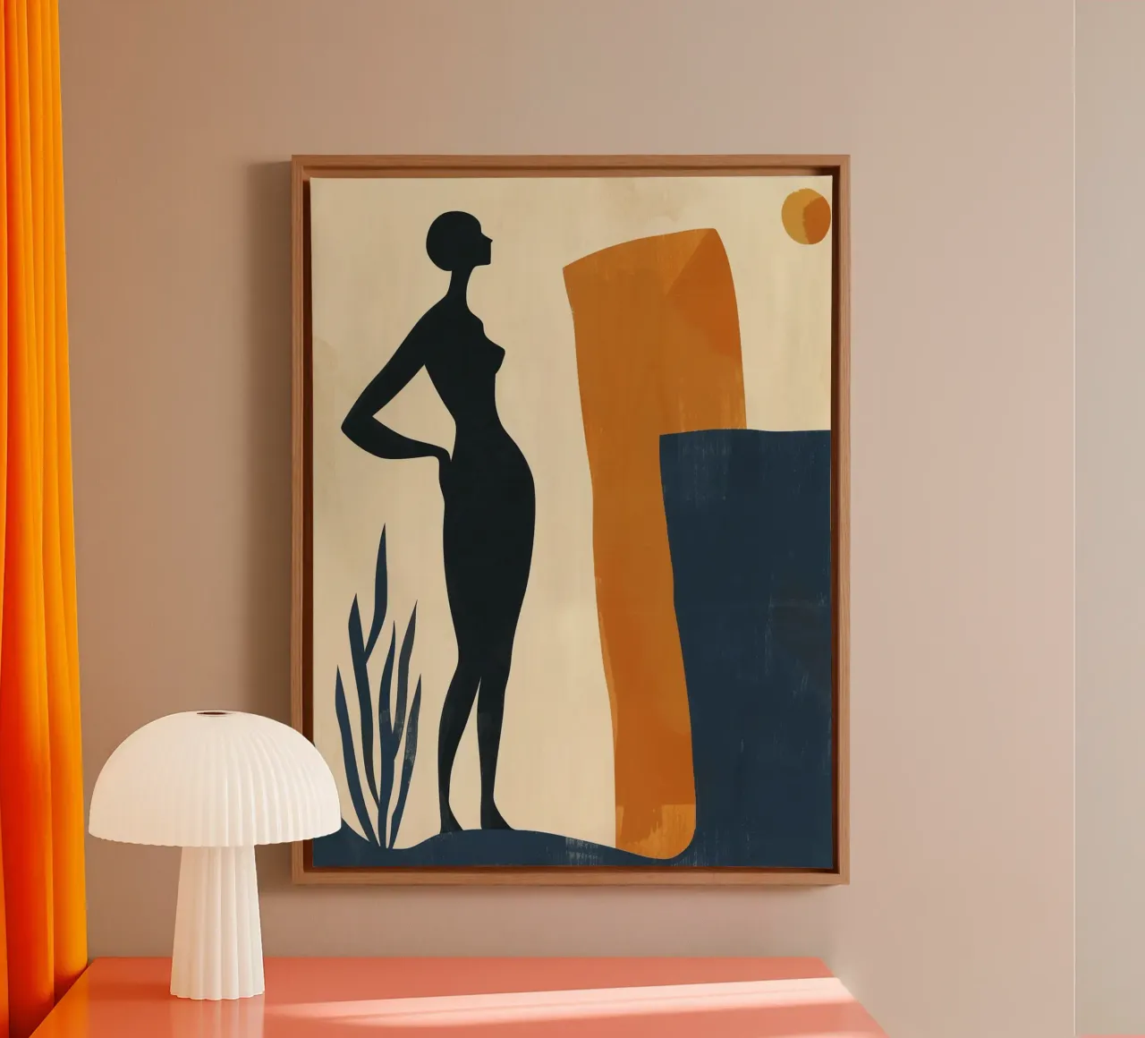 Modern Muses I – Whisper of Form tela da michi