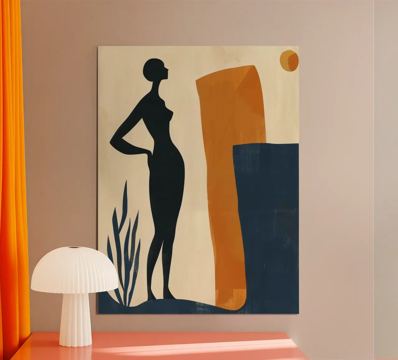 Modern Muses I – Whisper of Form Poster von michi