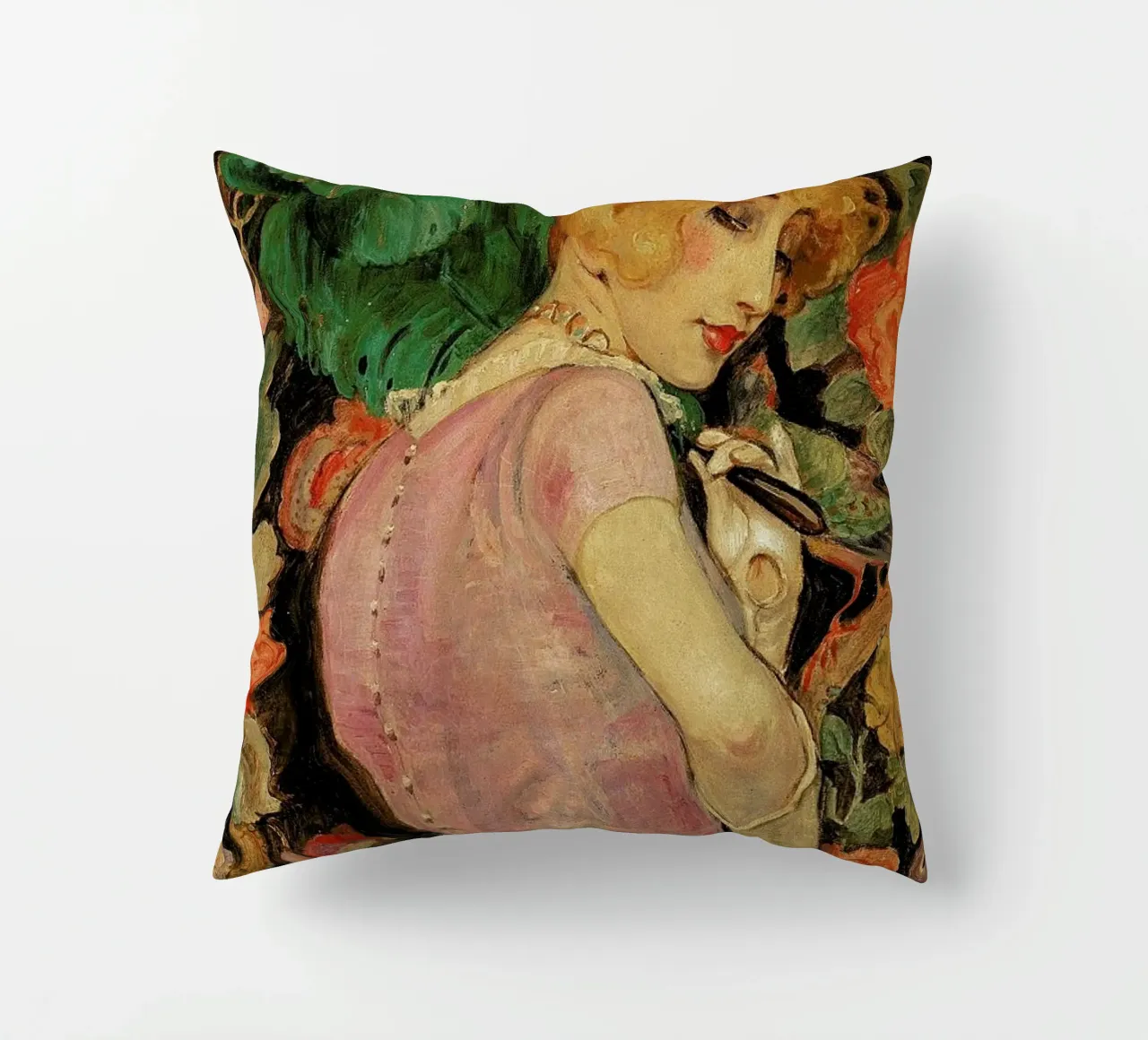 Gerda Wegener - Portrait of Lili Elbe cuscino da Vintage by JUNIQE
