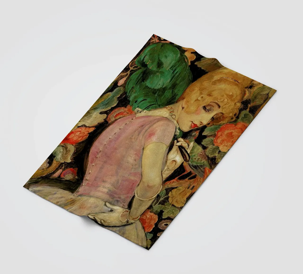 Gerda Wegener - Portrait of Lili Elbe coperta in pile da Vintage by JUNIQE