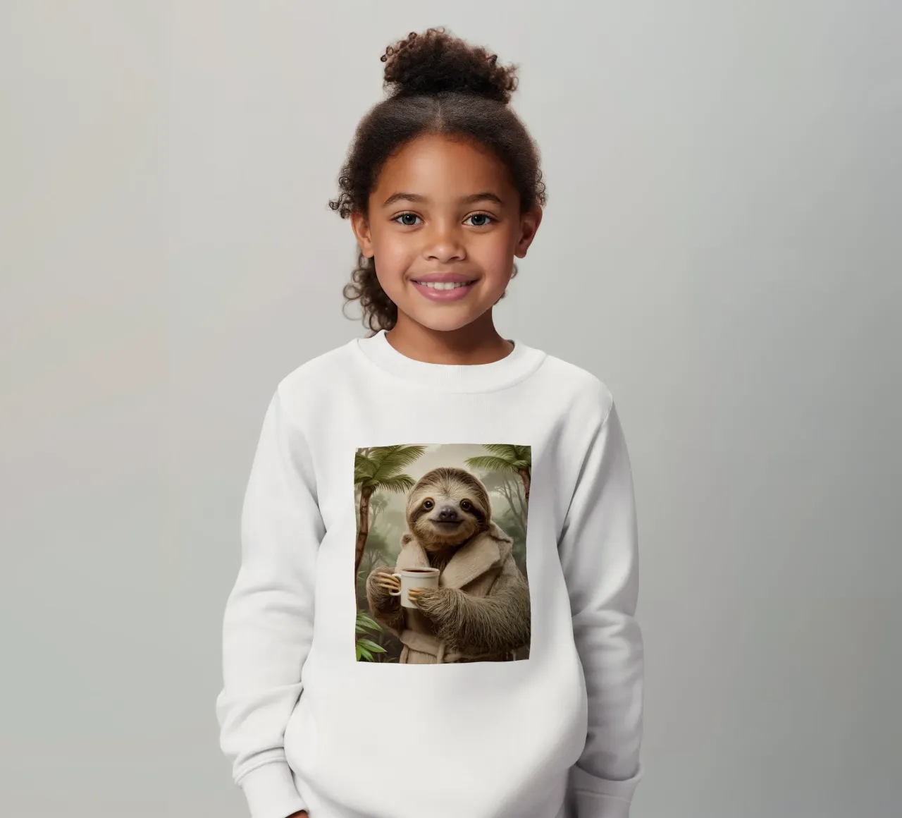 Bradipo del caffè felpa bambino da SlothStella