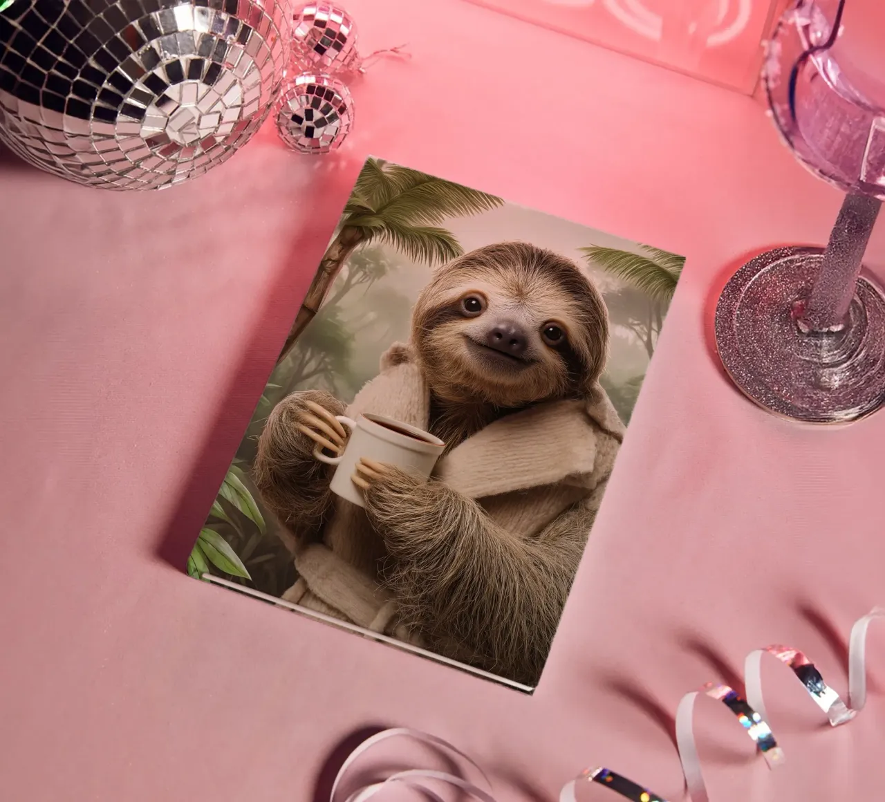 Coffee sloth notebook by SlothStella