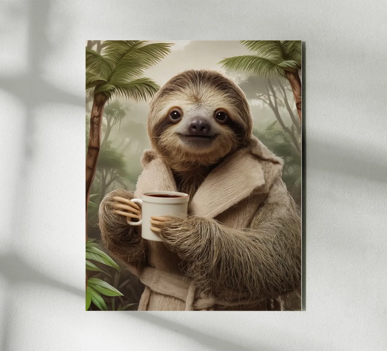 Kaffee Faultier Forex-Platte von SlothStella